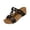 Black_018, variant on women's platform wedge sandals faux cork footbed sandals, Comfortable Dressy Wedges for Work, Travel, Beach and Everyday Walking Shoes Brown 6.5（EU-37）