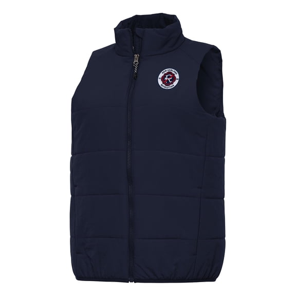 Women's Antigua Navy New England Revolution Experience Full-Zip Vest