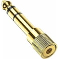 thumbnail image 1 of 6.35mm Male to 3.5mm Female Jack Adapter, Headphone Audio Jack for Audio Mixer/Electric Piano/Keyboard, 1 of 5