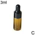 thumbnail image 1 of Amber GLASS DROPPER BOTTLES 1-5ml Drop Pipette Aromatherapy Ear Eye Juice C6L6, 1 of 5