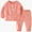 Pink, variant on NAISIBABY Girls Outfit Sets, Long Sleeved Top Long Pants Casual Cute Warm Kids Knitted Sets Beige 8-12Months
