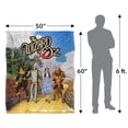 thumbnail image 5 of The Wizard of Oz On The Road Silky Touch Sherpa Back Super Soft Throw Blanket, 5 of 5