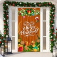 thumbnail image 2 of Retro Christmas Door Cover, Merry Christmas Decorations Door Banner, for Front Door Home Indoor Decor, 72.83x35.43 inch, 2 of 6