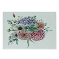 thumbnail image 1 of Plant Watercolor Cutting Board, Scenery of Hydrangea Bouquet Wildflowers Feminine Painting, Decorative Tempered Glass Cutting and Serving Board, in 3 Sizes, by Ambesonne, 1 of 2