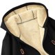 thumbnail image 4 of Ceisia Men Solid Color Hooded Zipper Lamb Gift Fleece Warm Long Sleeve Casual Cardigan Jackets, 4 of 8