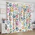 thumbnail image 4 of Cute Dog Paw Curtains,Cartoon Colorful Animal Dog Paw Print Window Treatments for Kids Boys Girls Bedroom Living Room Study Nursery Drapes 2 Panels Set,Total Size 42 x 54 Inch, 4 of 6