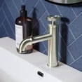 thumbnail image 4 of Avallon Single Hole, Single-Handle Wheel, Bathroom Faucet in Brushed Nickel, 4 of 11