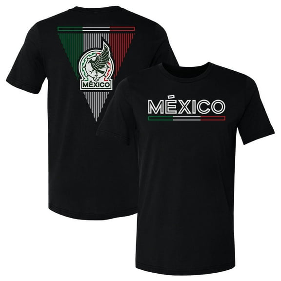 Men's 500 Level Black Mexico National Team Inline F&B T-Shirt