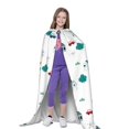 thumbnail image 4 of Honeii Cartoon House Car Print Poncho Cape, Cloak Coat, Snuggly Hooded Wearable Blanket, Hooded Cape For Teenagers,Halloween Costumes-Large, 4 of 7
