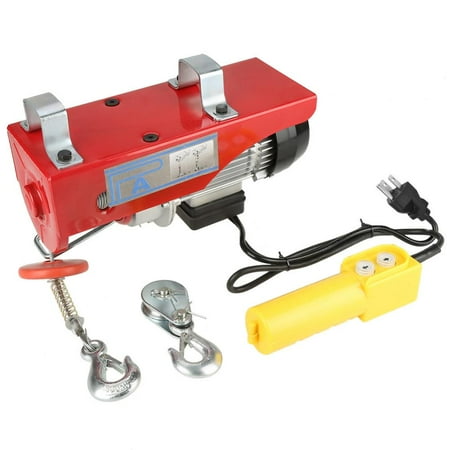 

HERCHR 100/200kg Electric Cable Hoist Lifting Wire Hanging Crane US Plug 110V Electric Hoist Crane Hoist Electric Cable Hoist