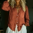 thumbnail image 5 of Neewe Womens Long Sleeve Shirts Casual Summer Fashion Ladie Tops Loose Fit Spring Lightweight Clothes Beach Vacation, 5 of 9