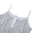 thumbnail image 3 of WBQ Nightgown for Women Sleepshirts Sleeveless Chemise Button Down Nightshirt Crewneck Polka Dots Loungewear Casual Mid-Length Sleepwear,Blue L, 3 of 9