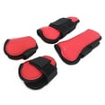 thumbnail image 4 of Horse Thicken Boots, Horse Leg Protectors Thicken PU Shell Protection Horse Boots Horse Riding Leg Protector  For Prevent Injury For Protect 's Legs Red M, 4 of 8