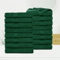 thumbnail image 2 of Ample Decor Bath Towels 30X54 inch 100% Cotton - 16pcs Green, 2 of 6