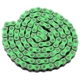 thumbnail image 3 of Cadena de transmisión para motocicleta 428H Strade Fareast Limited 110 eslabones Verde, 3 of 8