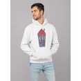 thumbnail image 2 of Classic Cup Design - Retro ICEE 'Coldest Drink In Town' Men's Hoodie, 2 of 4