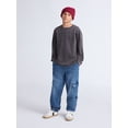 thumbnail image 2 of Weekend Academy Boys Football Yoke Cotton T-Shirt with Long Sleeves, Sizes 4-18, 2 of 6