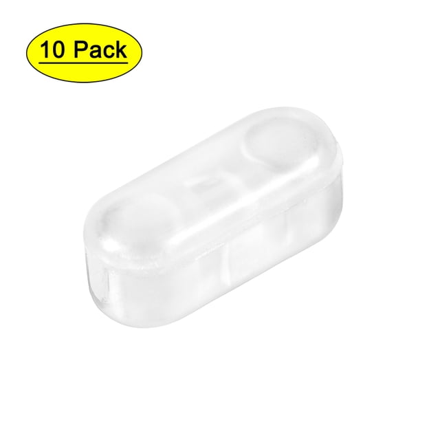 Uxcell 0.18" Conector de Cadena de Bola de Plástico Transparente 10pcs