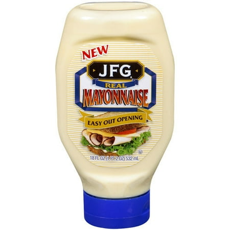 JFG Real Easy Out Opening Mayonnaise, 18 fl oz