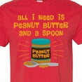 thumbnail image 4 of Inktastic Peanut Butter Spoon T-Shirt, 4 of 5