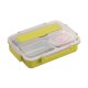 thumbnail image 1 of Toystoory Fiambrera Caja de alimentos a prueba de fugas de acero inoxidable Contenedor de almacenamiento de comidas con aislamiento térmico, Verde, L Suministros térmicos fruta verde METRO Toystoory HA006687-03, 1 of 6