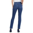 thumbnail image 2 of NYDJ Womens Petites Sheri Mid-Rise Tummy Control Slim Jeans, 2 of 3
