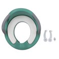 thumbnail image 2 of Asiento para ir al baño con protector, cojín de PVC para niños, asiento de entrenamiento para el inodoro, asiento para ir al baño con asa, diseño a prueba de futuro, 2 of 8