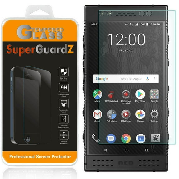 [3-Pack] For Red Hydrogen One SuperGuardZ Tempered Glass Screen Protector, 9H, Anti-Scratch, Anti-Bubble, Anti-Fingerprint