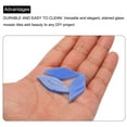 thumbnail image 4 of Stained Glass Mosaic, Leaf Glass Mosaic Tiles Bulk for Craft DIY Handmade Projects Sky Blue, 4 of 4