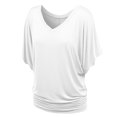 thumbnail image 3 of WIZUTIZ Womens Shirts up to 60% Off Casual Flowy Fluffy Tops Short Sleeve Solid Blouse Sports V-Neck Comfy Tshirts Plain Elegant Cotton Blend Tee T-shirt Cozy Style Breathable Ladies Tshirt Shirts, 3 of 6