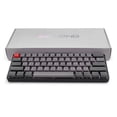 thumbnail image 2 of RisingPro 61 Key Compact Waterproof Mechanical Gaming Keyboard RGB LED Backlit Linear & Quiet Gray MX Dark Gray, 2 of 10