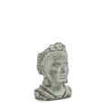thumbnail image 1 of Abbott Extra Small Lady Head Planter – Cement Frida-Inspired Pot with Artistic Detail, 7"H – Decorative Planter for Succulents or Flowers, 1 of 3