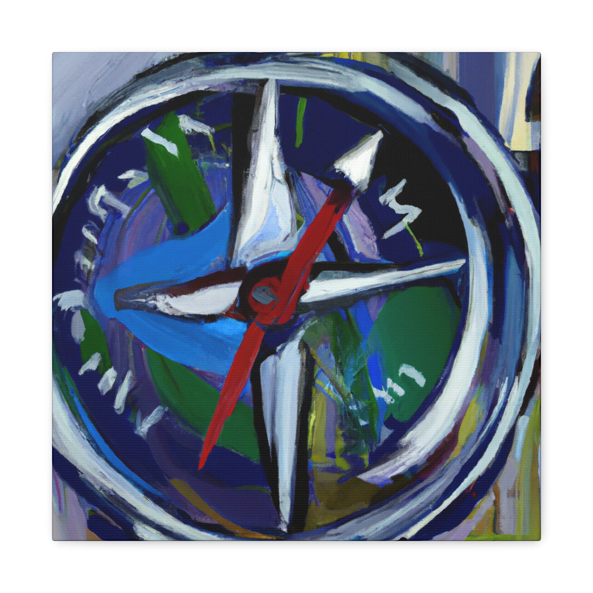 Compass With Precision - Canvas