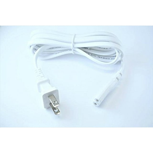 OMNIHIL (White) 5 Foot Long AC Power Cord Compatible with Spectraboom Stereo Wireless Boombox Lighted Speakers