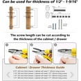 thumbnail image 5 of 10 Pack 3.7" Kitchen Cabinet Handles Black Cabinet Pulls, 5 of 6