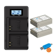Digital Camera Battery Charger BLN-1 BLN 1 PS-BLN1 Battery with Dual USB charger for Olympus OM-D E-M1 E-M5 Mark II PEN-F E-P5 EM1 EM5 PENF EP5