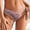 Pink, variant on Product Category Women's Panties | Product Title Custom Letter Logo Low Waist Striped Tangas No Show Bikini Thong Underwear for Women