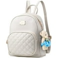 thumbnail image 3 of Leather Backpack Purse Satchel School Bags Casual Travel Daypacks for Womens, 3 of 9