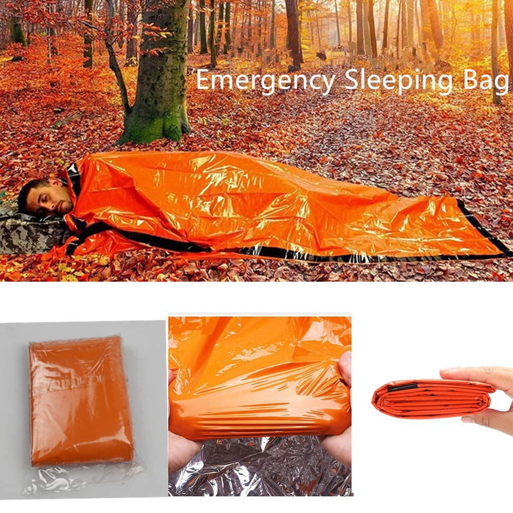 4Pcs Emergency Sleeping Bag Survival Bivy Sack Lightweight Waterproof Bivvy Bag 