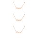 thumbnail image 3 of Collar creativo delicado con colgante de constelaciones Qarigey oro rosa, 3 of 6