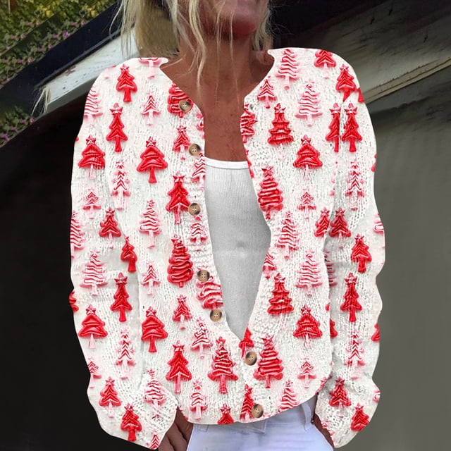 LOVZFMLL Cardigan pour Femmes Cardigan à Manches Longues Creusé Couleur Unie Veste Décontractée