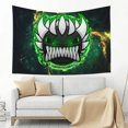 thumbnail image 3 of Demon Geometry Dash Game Tapestry 60*40 Inch Decor Wall Hanging Art Tapestries Mural Banner For Bedroom Livingroom Dormitory, 3 of 9