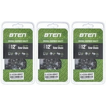 Full Chisel Chainsaw Chain 12 inch .043 3/8 LP 45 DL for Echo Husqvarna 3 Pack 810-CCC2269H