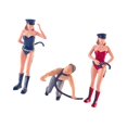 thumbnail image 3 of Figuras de Diorama 3x 1/64 personajes de Cosplay modelo de personas de la calle pintadas perfke, 3 of 9