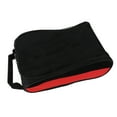 thumbnail image 2 of Bolsa para zapatos de golf Dominant 1, bolsa de transporte para artículos deportivos, bolsa de viaje con ventilación para exteriores (negro y rojo), 2 of 14