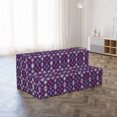 thumbnail image 4 of Folk Foldable Mattress, Violet Tones Rhombuses Design, 78.7" x 47.2", Purple and Multicolor, by Ambesonne, 4 of 6