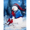 thumbnail image 1 of Carolines Treasures PJC1013GF Hello Winter Friends Snowman Flag Garden Size, 1 of 3