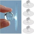thumbnail image 1 of Tiradores transparentes para cajón de armario, tiradores con forma de cristal de diamante para armario, armario de cocina, tocador de baño, ventana de puerta de muebles, (10), 1 of 5