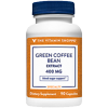 The Vitamin Shoppe Green Coffee Bean Extract 400MG (with 50 Chlorogenic Acid), Weight Management Support Glucose Metabolism, Clinically Studied Ingredient (90 Capsules)