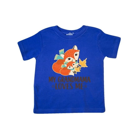 

Inktastic My Grandmama Loves Me Woodland Fox Gift Toddler Boy or Toddler Girl T-Shirt